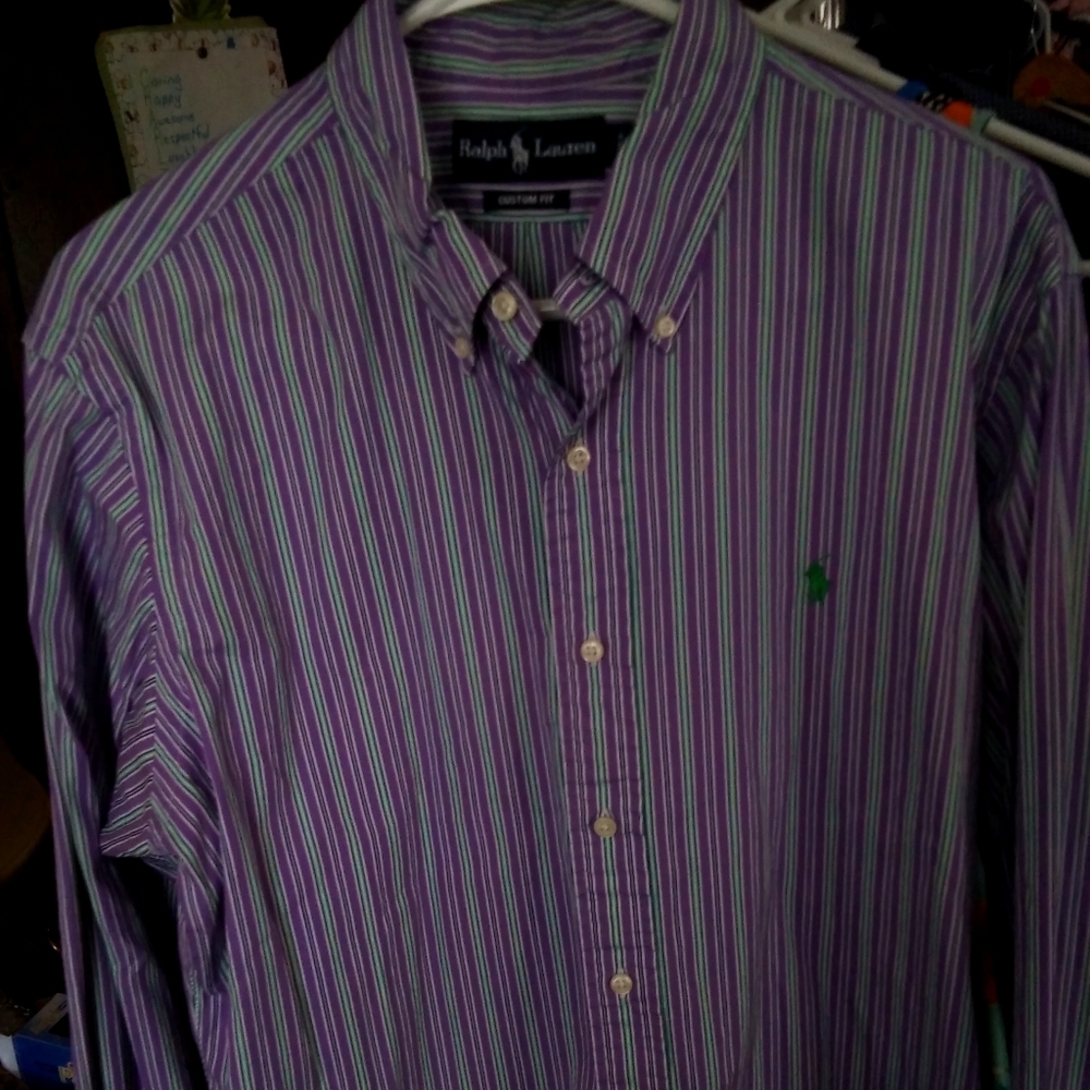 Ralph Lauren Men's Button Down. Size Large. Mint